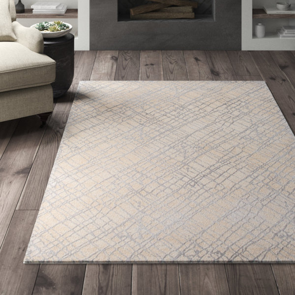 Greyleigh™ Bridgeton Abstract Gray/Cream Area Rug & Reviews Wayfair